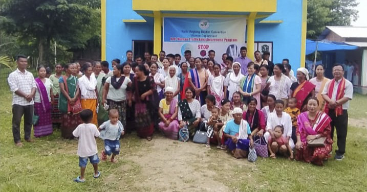 Human Trafficking Awareness Programme conducted by KABC at North Rongkhang, West Karbi Anglong, in June 2025.