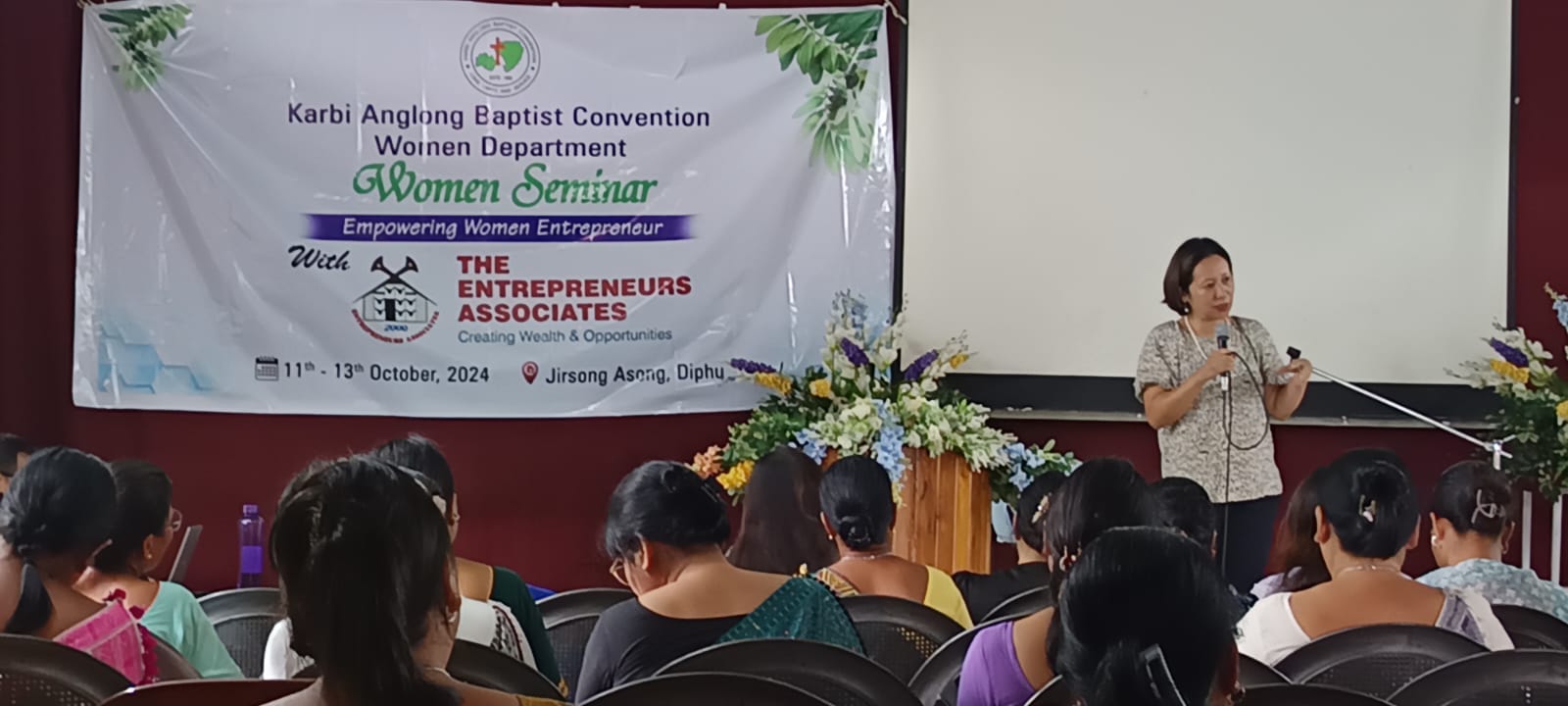 KABC Women Seminar on Empowering Women Entrepreneurs held in Diphu in October 2024.