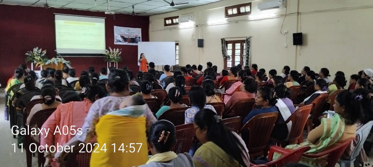 Participants of the KABC Human Trafficking Awareness Seminar held at Jirsong Asong Training Centre, Diphu, in October 2024.