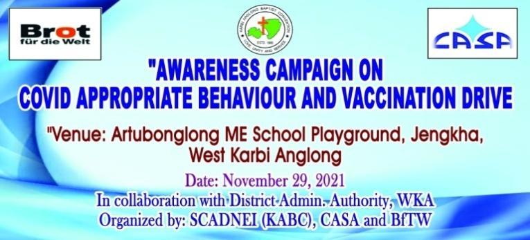 Community vaccination awareness gathering