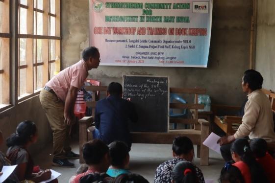 Book keeping training for self help groups