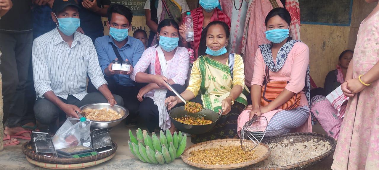 Local food processing training at Artubonglong