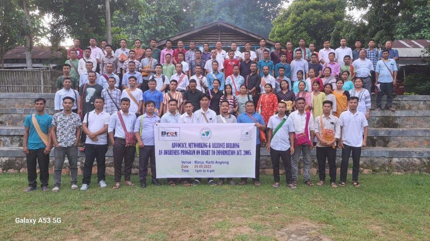 Right to Information awareness programme in Manja